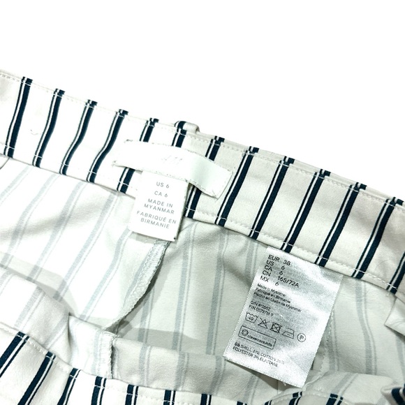 H&M Super Stretch Stripe Slacks Size 6 - Picture 5 of 5